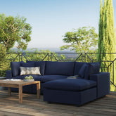 Commix 4-Piece Outdoor Patio Sectional Sofa Modway Model: eei-5580